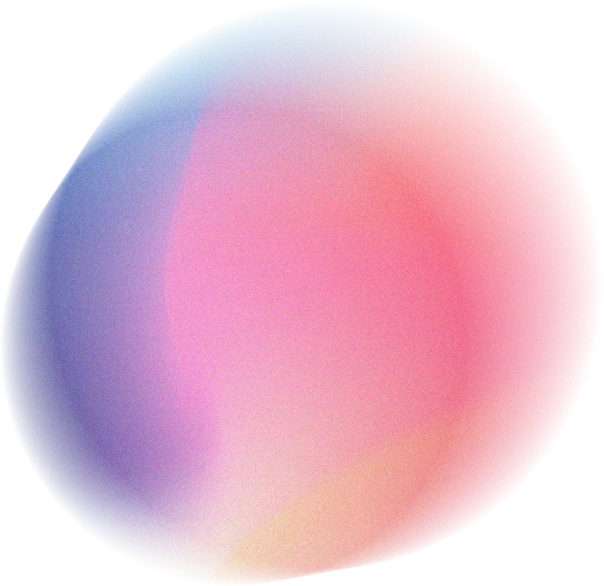 Grainy Blob Shape with Pink and Purple Tones